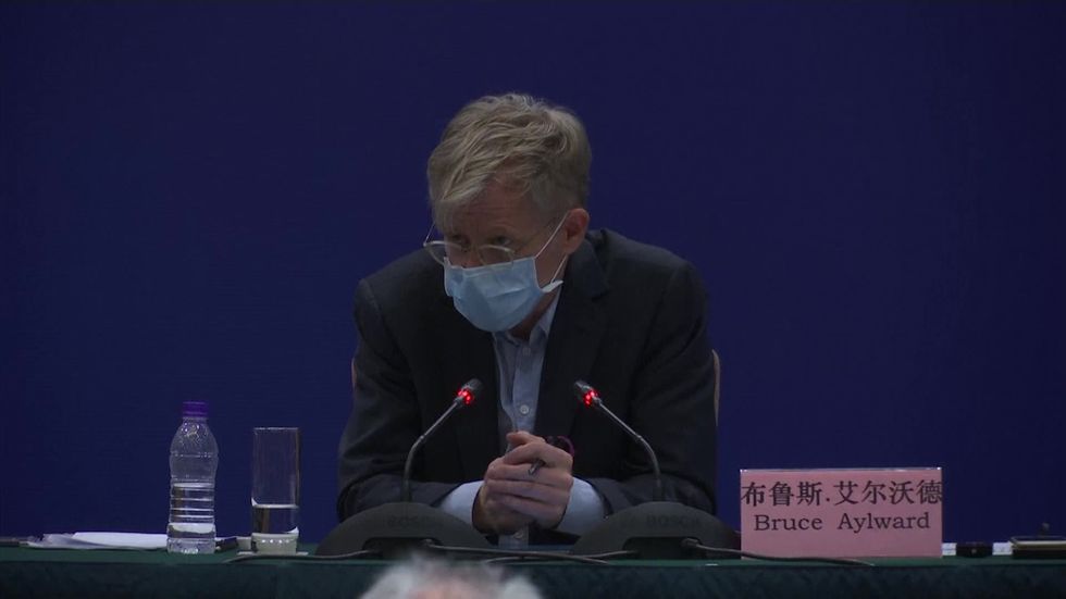 Dr Bruce Aylward investigating Coronavirus oubreak commends China's containment efforts