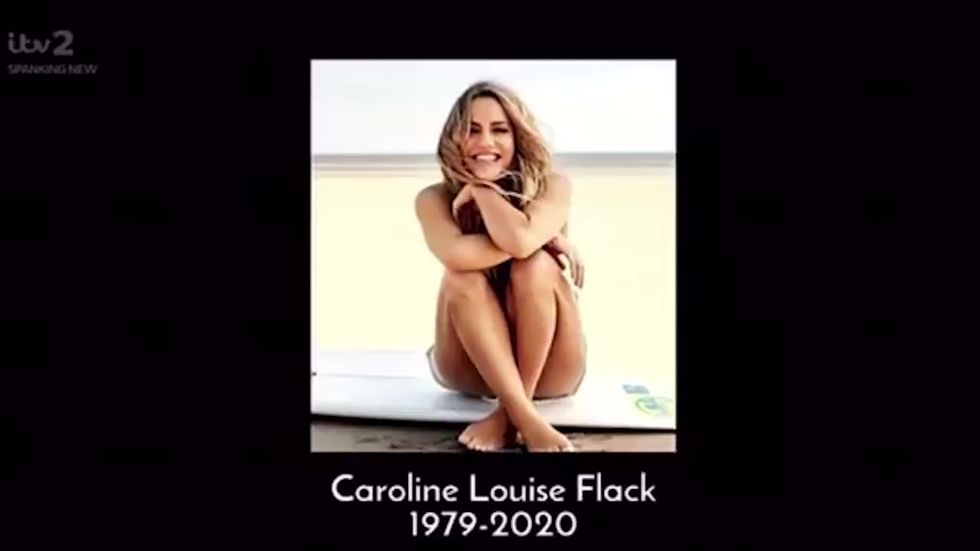Laura Whitmore pays tribute to Caroline Flack during Love Island final