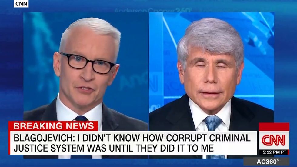 Anderson Cooper tells Rod Blagojevich that he has an obligation to admit what he did wrong