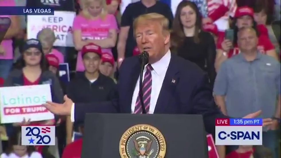 Donald Trump launches fresh attack on Parasite at MAGA rally