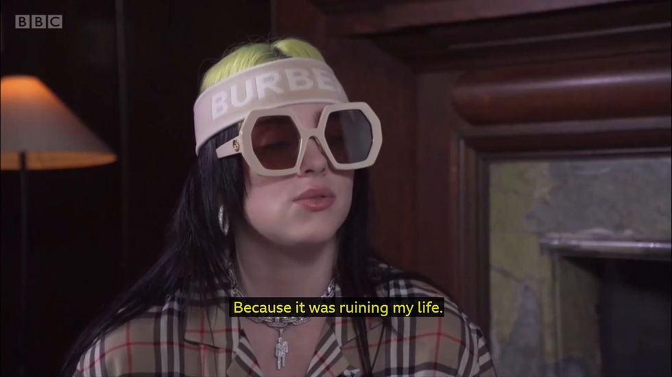Billie Eilish stopped reading Instagram comments 'because it was ruining my life'