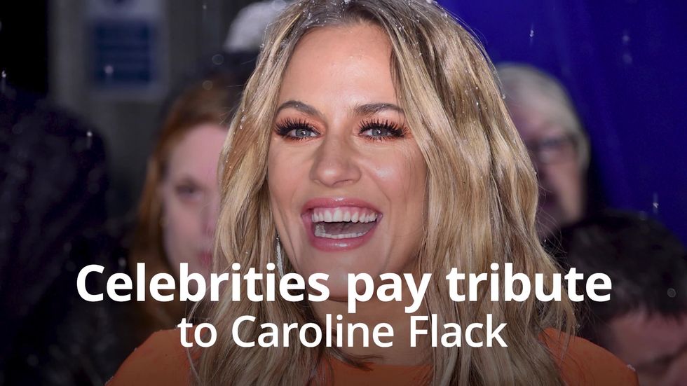 Celebrities pay tribute Caroline Flack who has died aged 40
