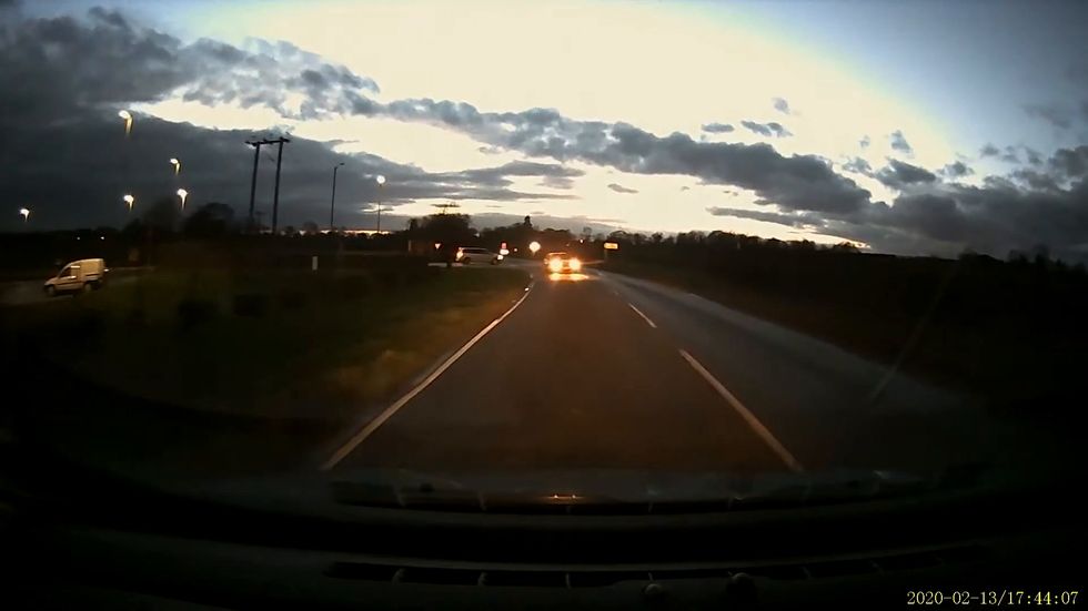 Car ‘seen on wrong side of road outside RAF base near where Harry Dunn died’