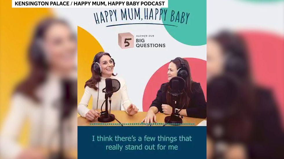 The Duchess of Cambridge recalls childhood memories with her granny during first podcast interview