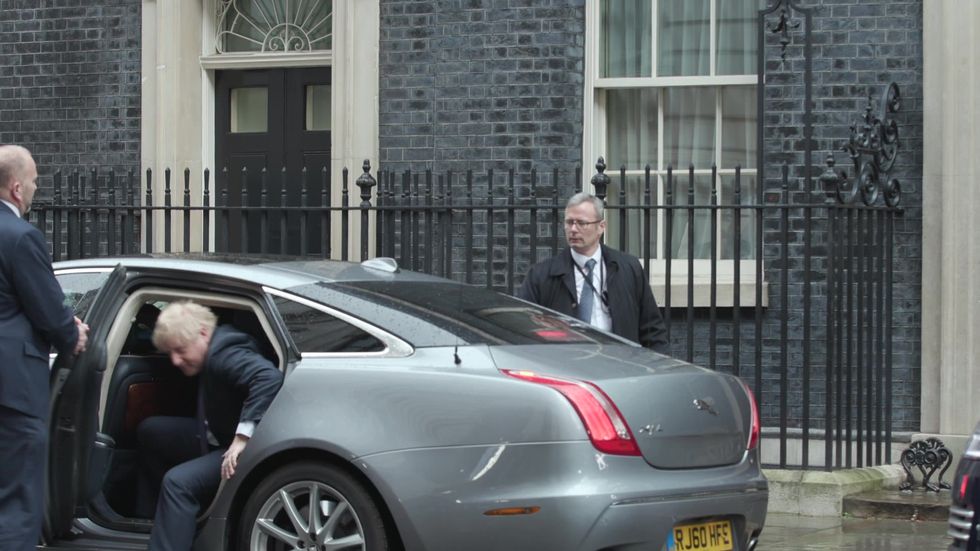 Boris Johnson arrives at Downing Street amid Cabinet reshuffle