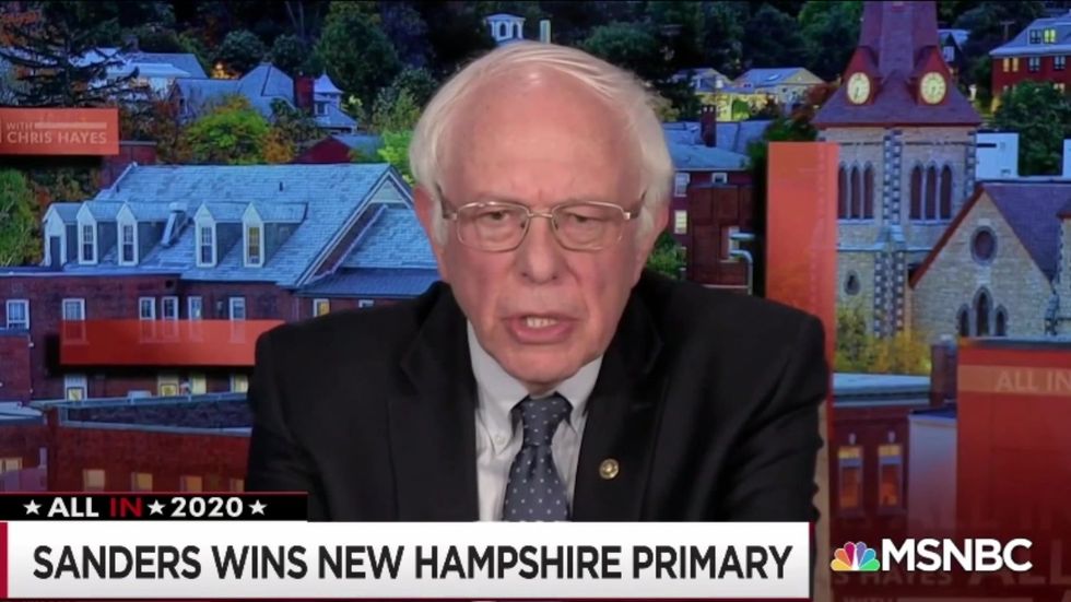 Bernie Sanders responds to New Hampshire victory