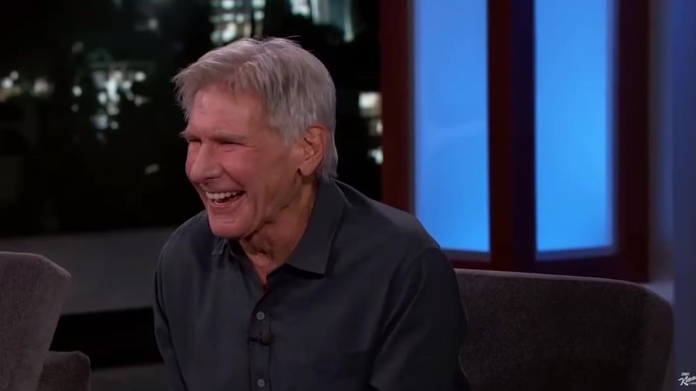 Harrison Ford talks about Trump on Jimmy Kimmel
