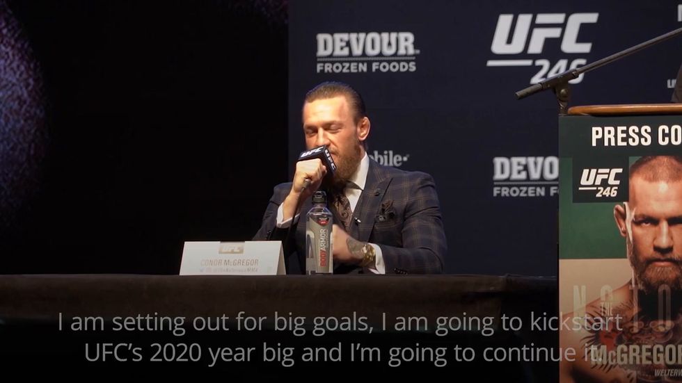 Conor McGregor vows to kickstart UFC's 2020