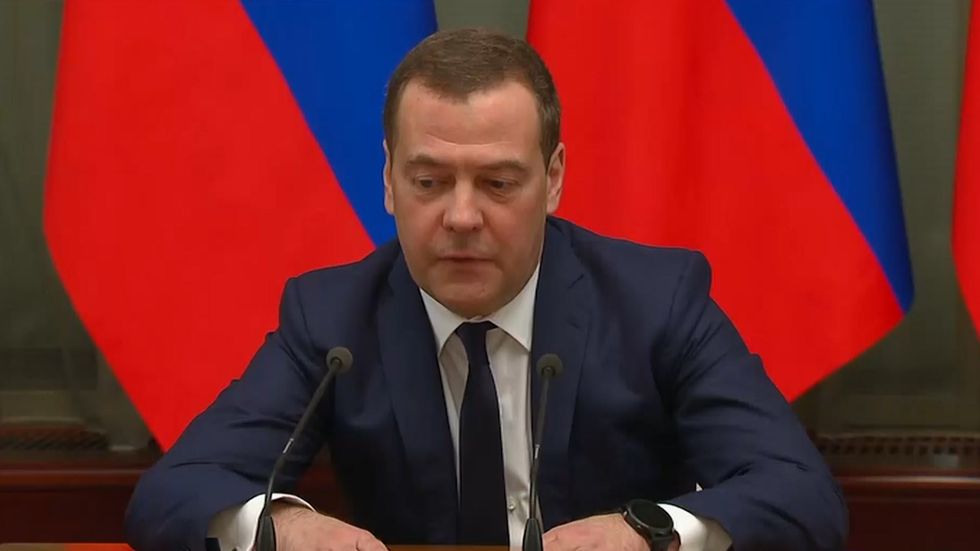 Russian PM Dmitry Medvedev submits resignation to Putin