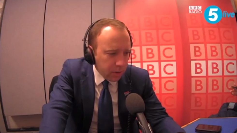 Matt Hancock tells public to carry on flying despite climate crisis