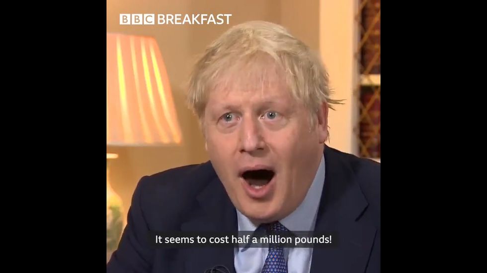 Boris Johnson suggests crowdfunding £500,000 so Big Ben can bong on Brexit night
