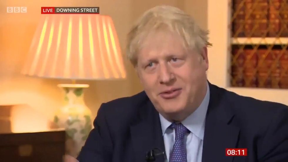 Boris Johnson 'absolutely confident' that royal family will resolve Megxit crisis