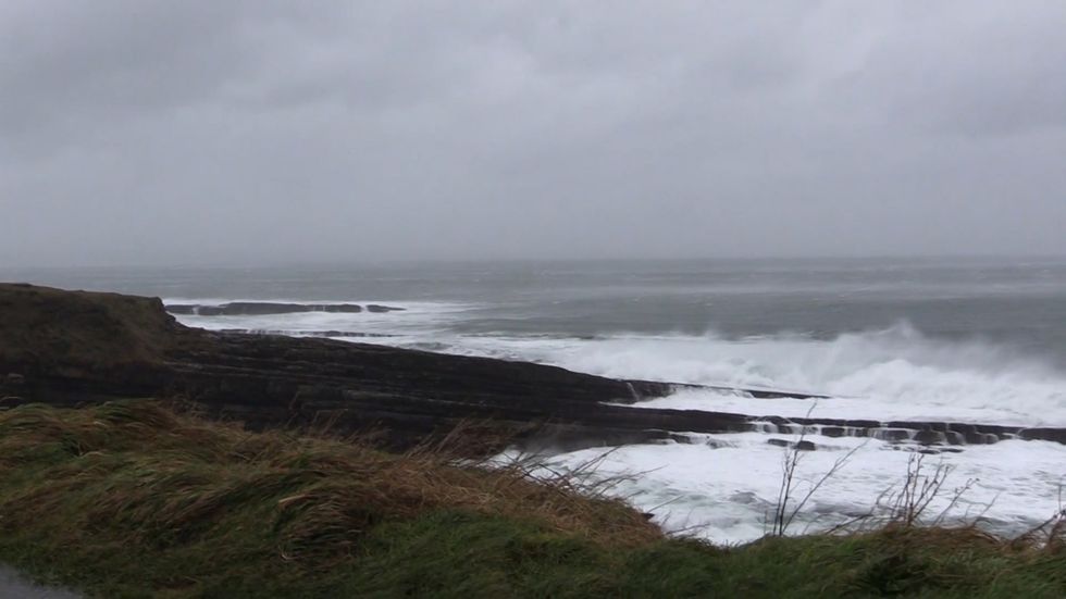 Storm Brendan shuts Donegal's town car park