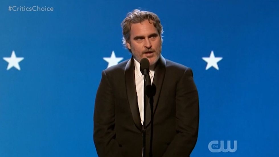 Joaquin Phoenix wins Best Actor at Critics' Choice Awards