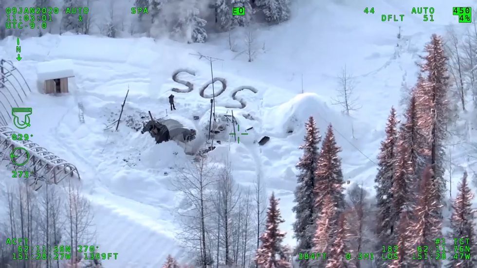 Man rescued from Alaskan wilderness after 23 days in subzero temperatures after cabin burns down