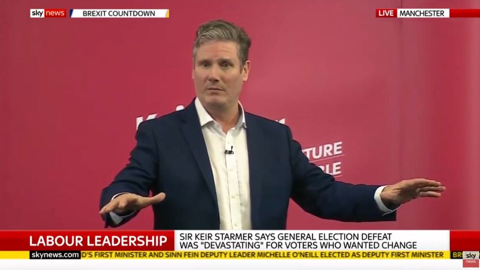 Keir Starmer says Labour has a mountain to climb