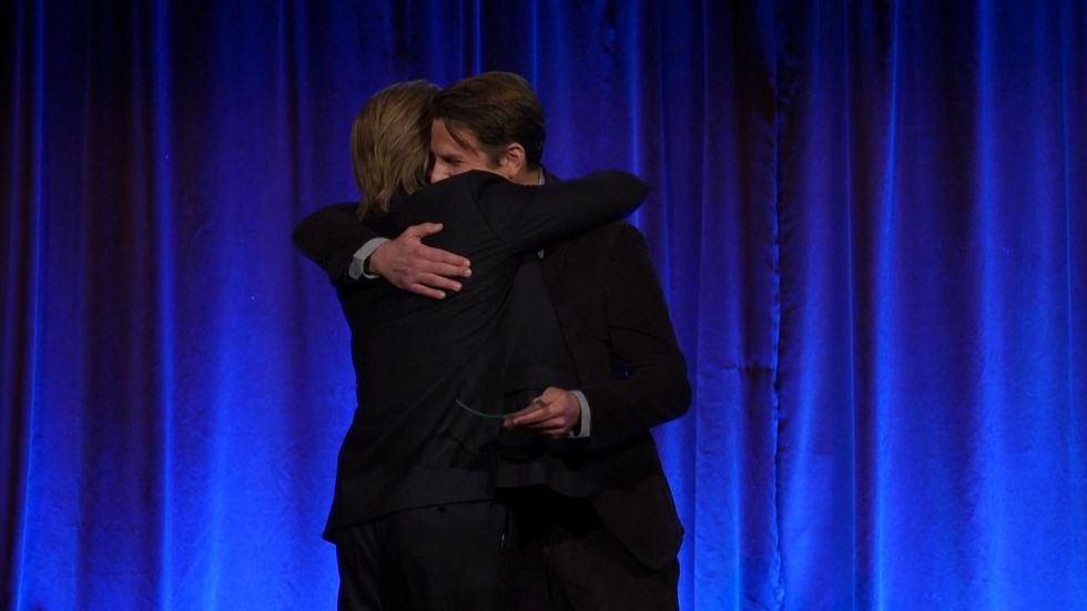 Brad Pitt thanks Bradley Cooper for helping him get sober