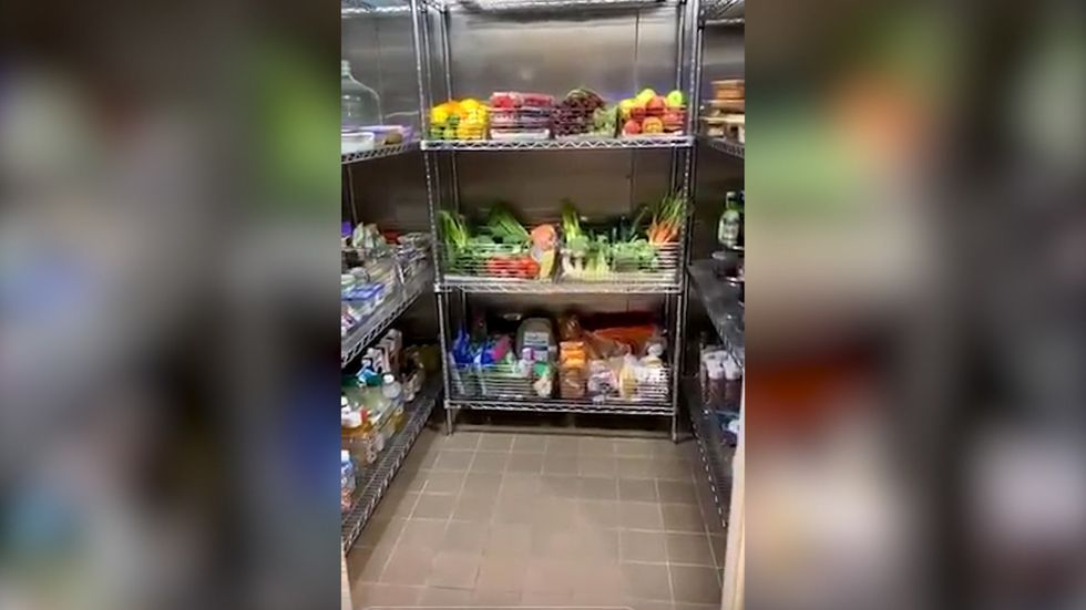 Kim Kardashian shares a look at her giant walk-in fridge