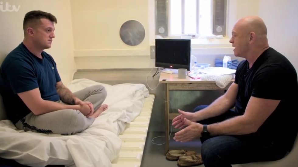 Tommy Robinson confronted by Ross Kemp over his complaints about solitary confinement: 'You've got a tv'