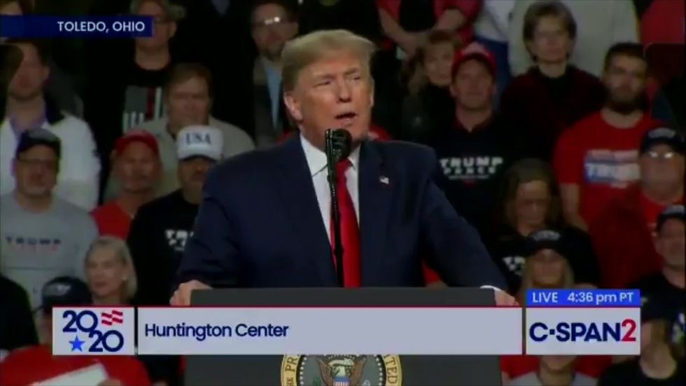 Donald Trump claims Nancy Pelosi would have leaked details of Iran raid to media