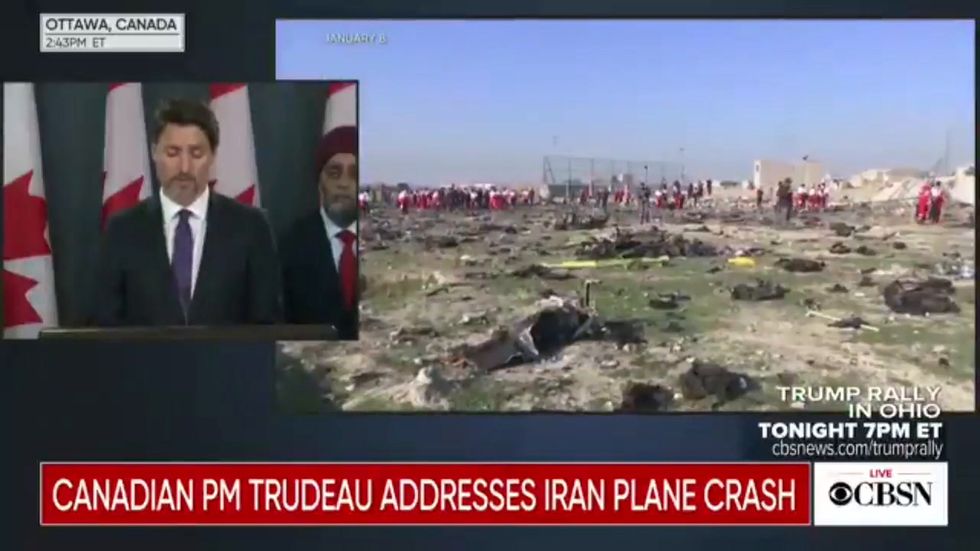 Justin Trudeau says intelligence indicates Ukraine plane was shot down by Iran missile