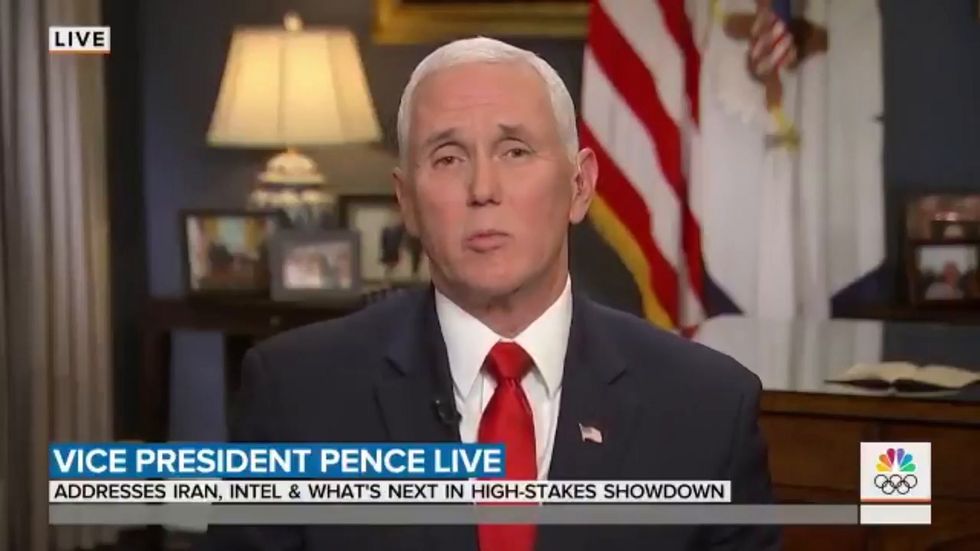 Mike Pence insists Trump has 'compelling evidence' of Iran threat but says he can't share it
