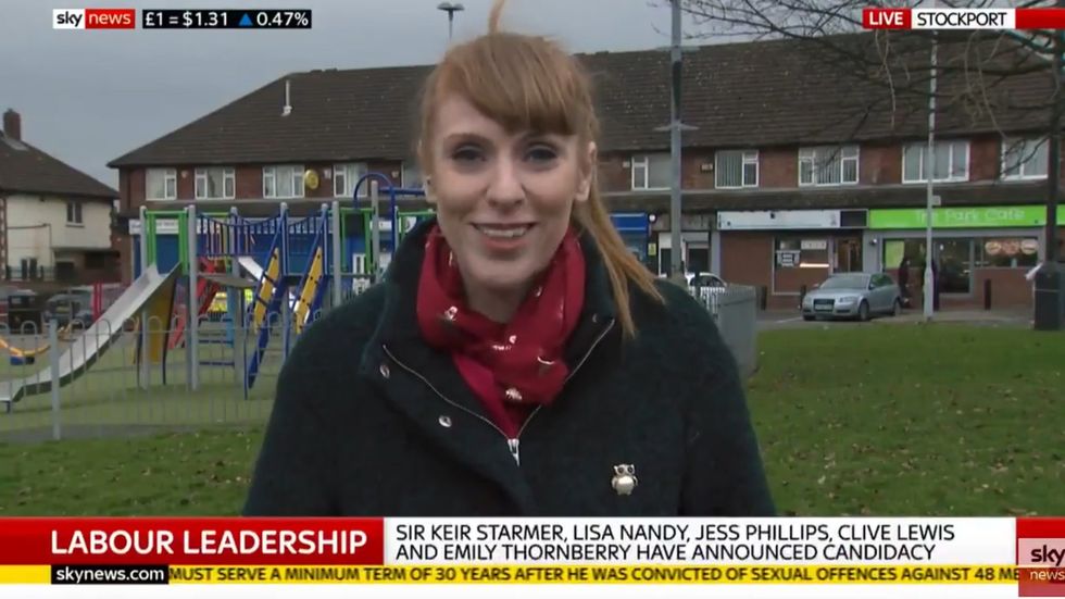 Angela Rayner calls out Sky News presenter for classing the Midlands and the North as being the same