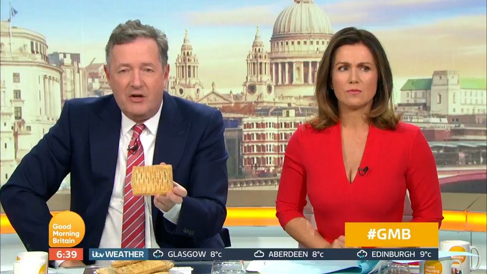 Piers Morgan complains about Greggs' new vegan steak bake