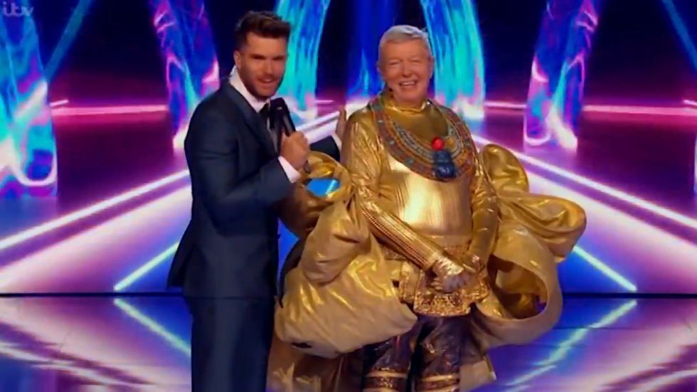 Alan Johnson unmasked as The Pharaoh on The Masked Singer