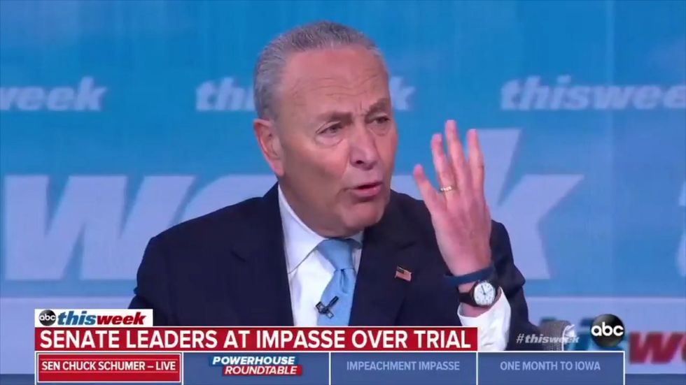 Chuck Schumer says Trump impeachment hinges on fair trial in Senate