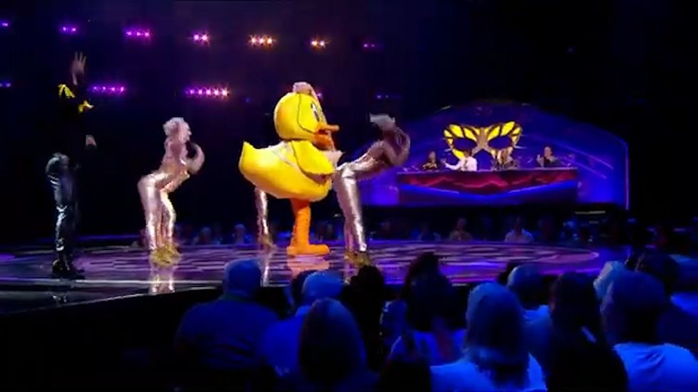 The Masked Singer: Duck performs Madonna's Like A Virgin