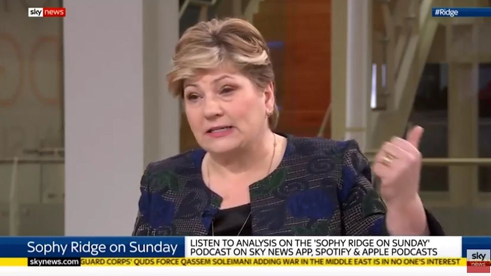 Emily Thornberry says Boris Johnson is 'sunning himself, drinking vodka martinis and not paying attention' to Iran crisis