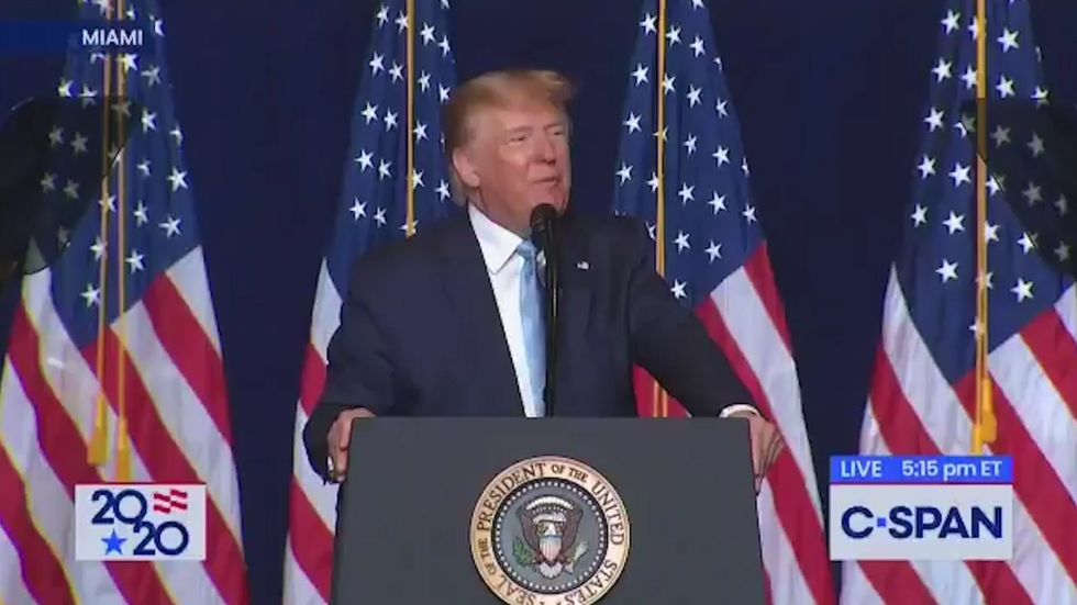 Trump name drops his favourite Fox News hosts