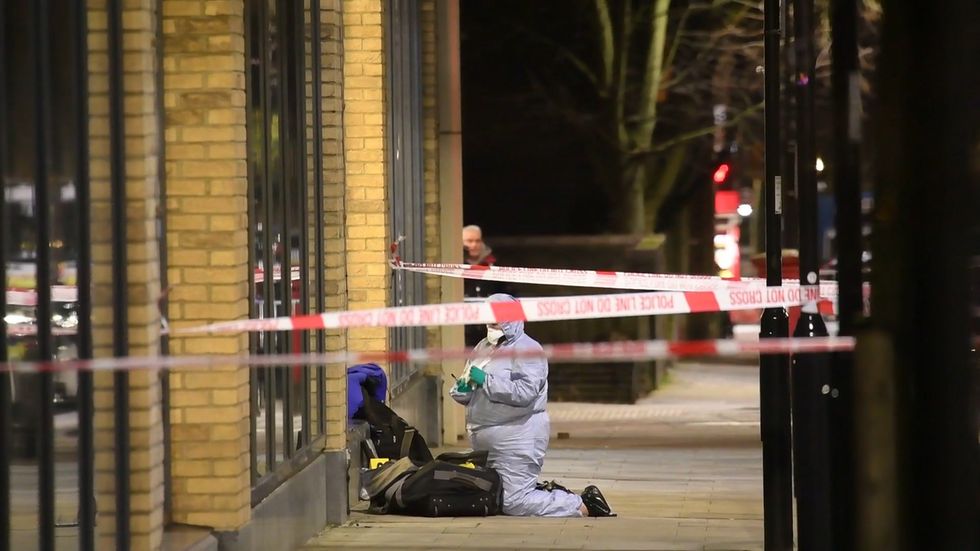 Forensic tent erected in North London after Friday night stabbing