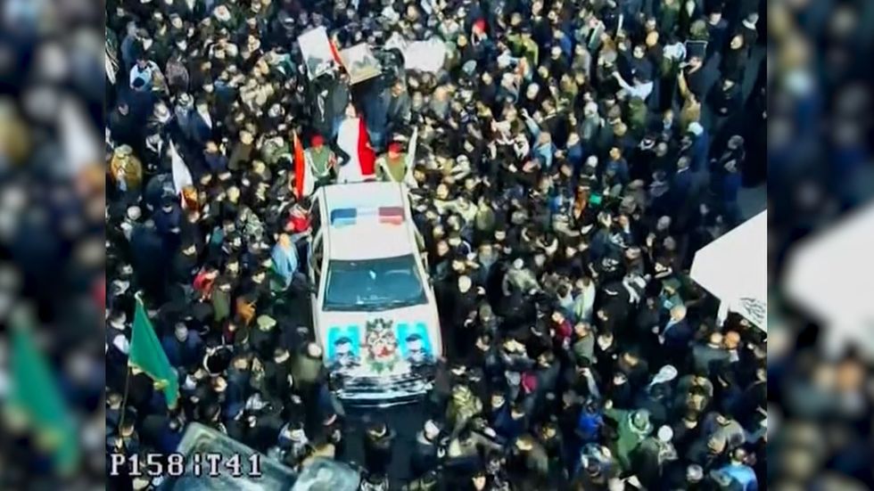 Thousands in Baghdad mourn Iranian general