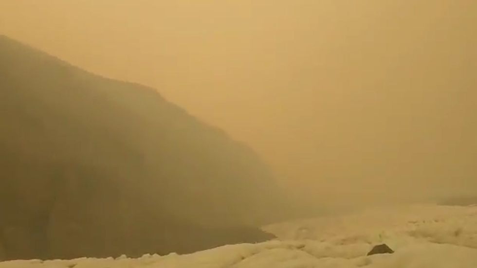 Australia wildfires turn iconic New Zealand glaciers black and stain snow