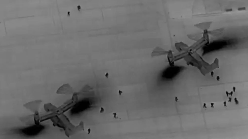 US Marines land in Baghdad to bolster security at American embassy