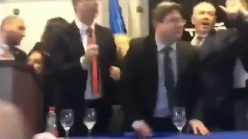 Netanyahu rushed off stage as Israel intercepts rocket