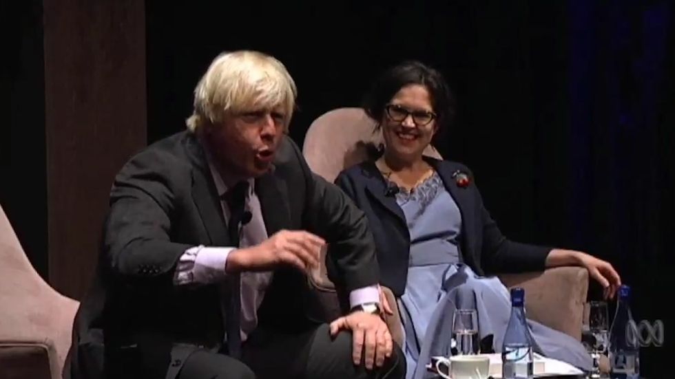 Boris Johnson recites the Iliad to an audience in Melbourne in 2013