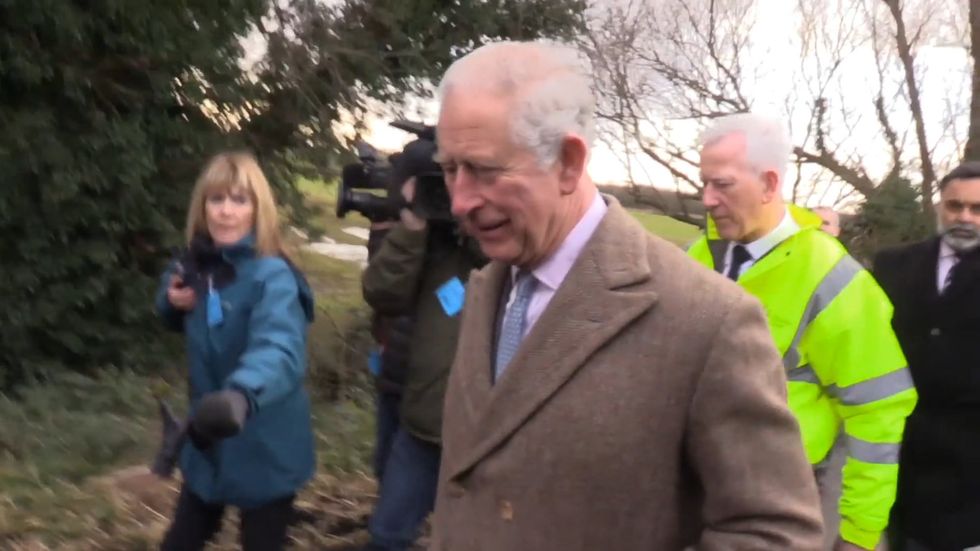 Charles gives an update on his father, the Duke of Edinburgh's health
