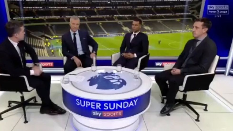 Sky Sports presenter David Jones ‘spoils’ Gary Neville’s anti-racism speech