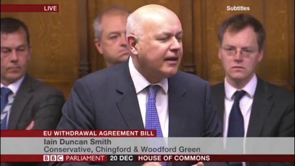 Iain Duncan Smith defends chlorinated chicken amid fears over Boris Johnson's US trade deal with Trump