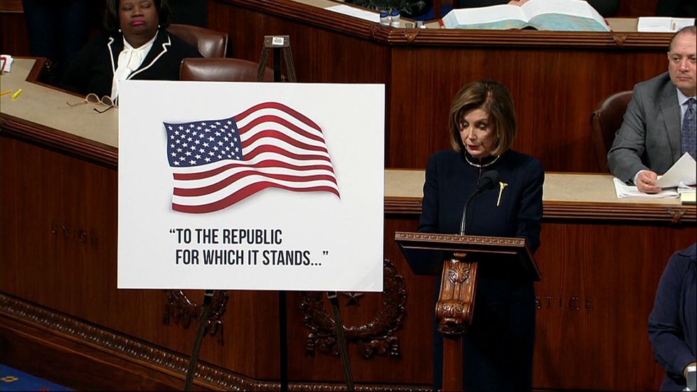 Nancy Pelosi: Trump 'gave us no choice' on impeachment