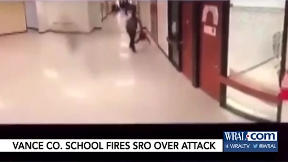 'He could've been killed' CCTV footage shows school officer slamming 11-year-old to the ground