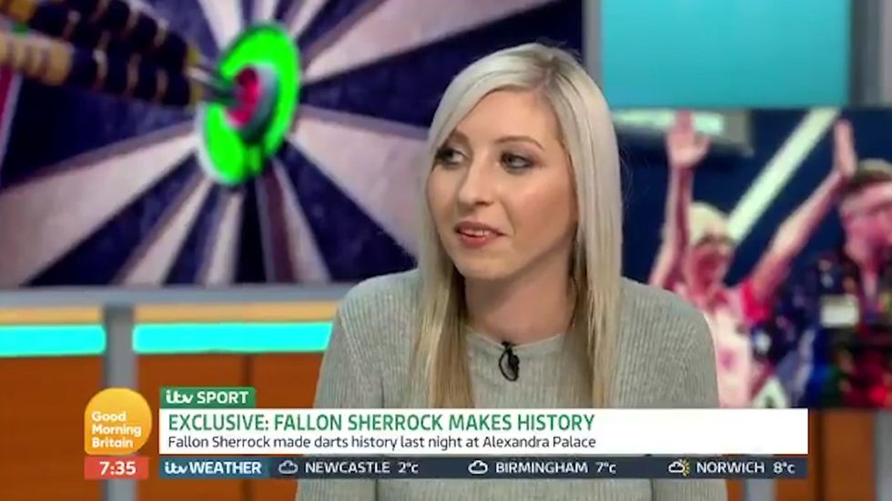 Fallon Sherrock: 'Last night I proved to myself and everyone else that women can play darts against the men and beat them'
