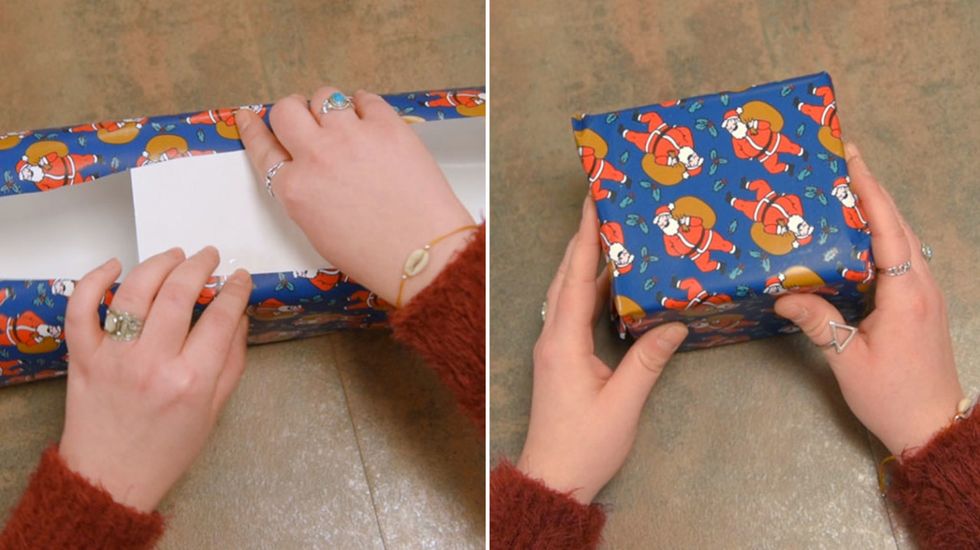Christmas wrapping hack