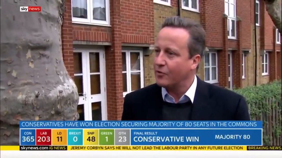 Adam Boulton questions why David Cameron is 'talking to a tree'