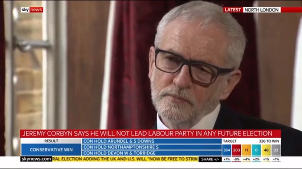 Jeremy Corbyn says he will step down in early 2020