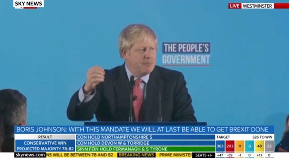 Boris Johnson to Labour voters:  'We will never take your support for granted'