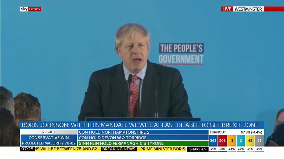 Boris Johnson pledges to 'get Brexit done' before by January 31st